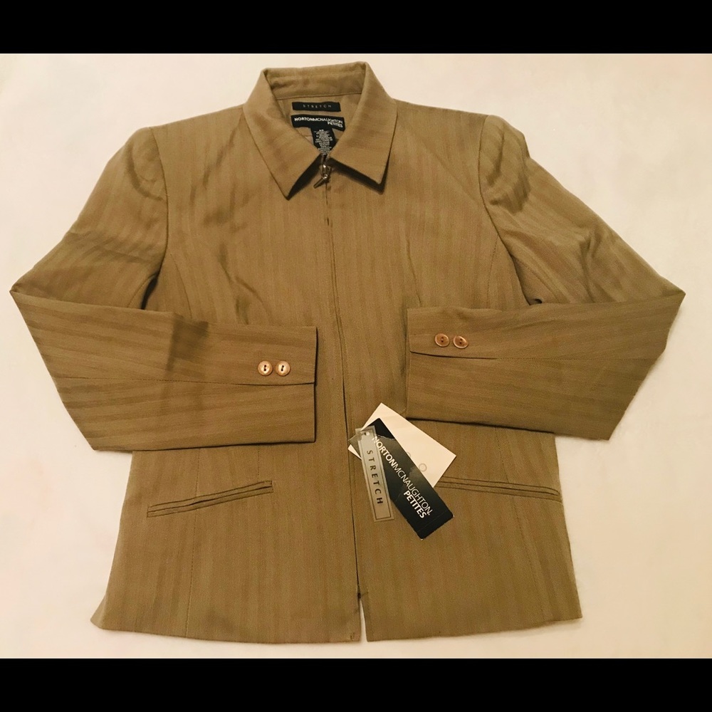 norton mcnaughton blazer NWT size 6P